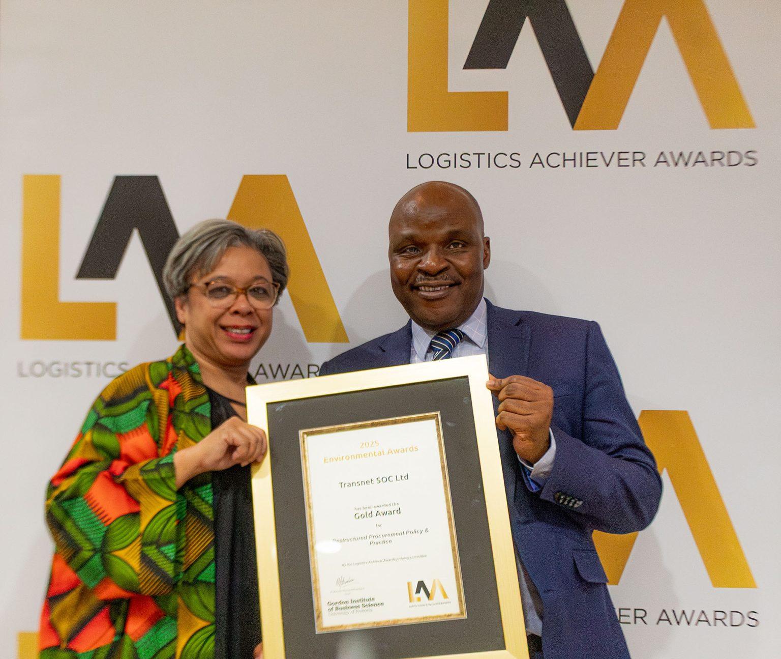 Transnet Wins GIBS Logistics Achiever Gold Award for Its Groundbreaking e-Tender Solution