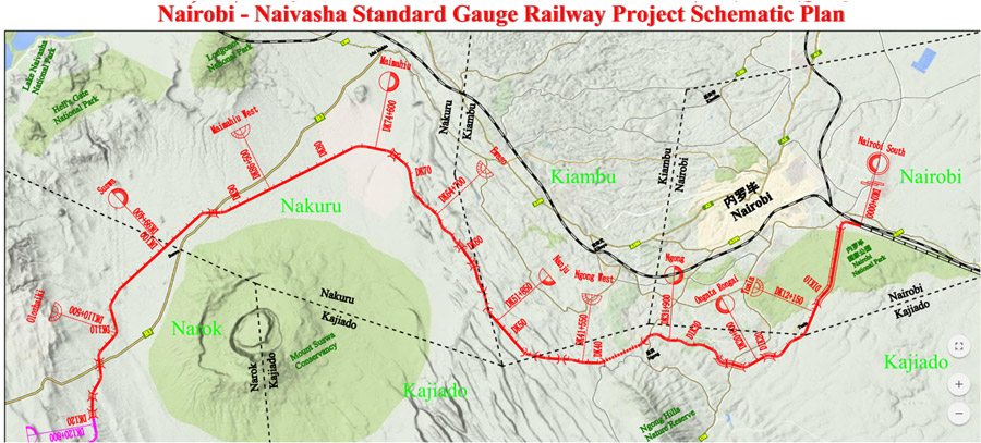 Kenya Railways Announces the Proposed Route for Phase Two of their SGR Project