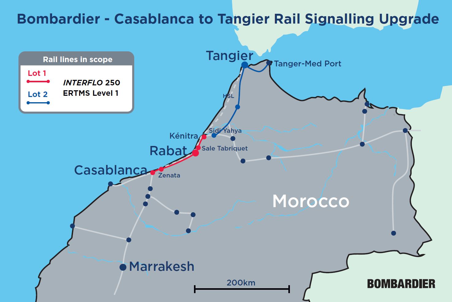 Bombardier Signalling Technology Improving Moroccan Rail Service