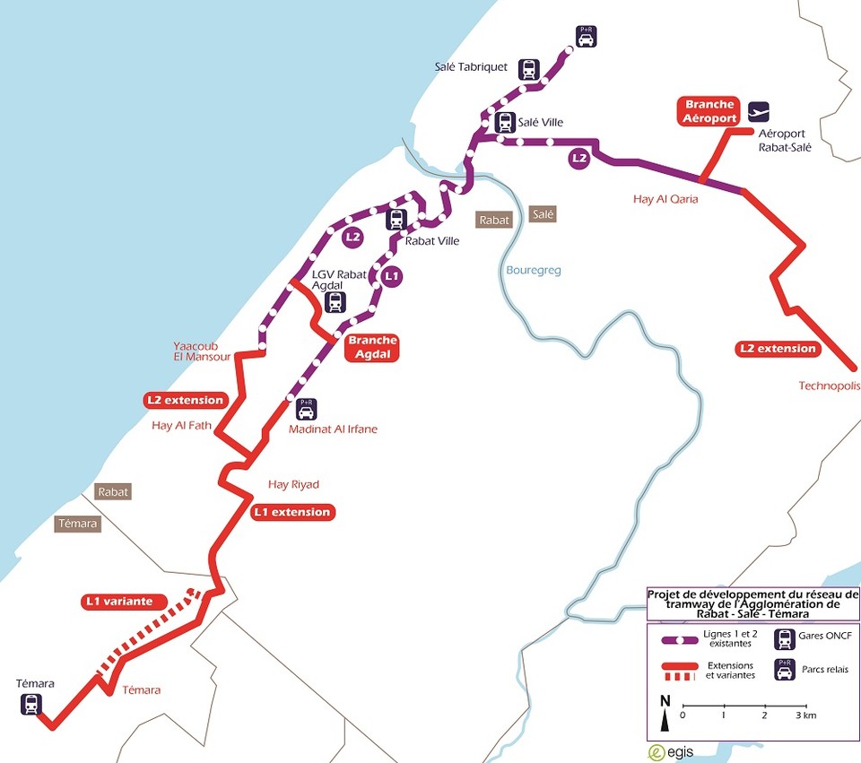 Morocco: Development of the Tram Network of the Agglomeration of Rabat-Salé-Témara